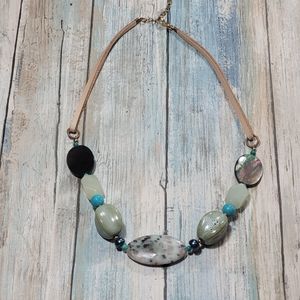 BARSE Multistone Necklace.